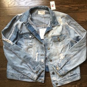 Kancan distressed jean jacket